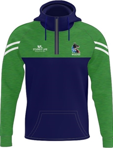 UL Wolves Hoody Navy and Green