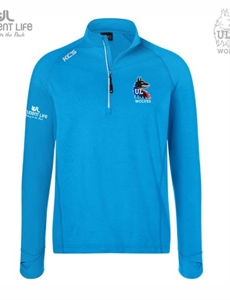UL Wolves Midlay Top Bright Blue